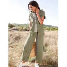 Casual Looks Shirtjacke CASUAL LOOKS "Sweatjacke", Damen, Gr. 38