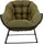 Lesli-Living Lesli Living Schaukelsessel Cozy Olive 0 x 0 x 0 cm anthrazit/olivgrün