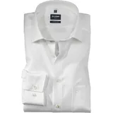 Olymp Businesshemd "Luxor modern fit", Herren, Gr. 47, N-Gr, beige (hellbeige), Web, Obermaterial: 100% Baumwolle, Hemden