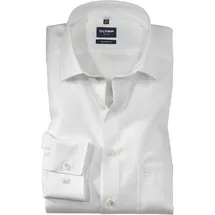 Olymp Businesshemd "Luxor modern fit", Herren, Gr. 47, N-Gr, beige (hellbeige), Web, Obermaterial: 100% Baumwolle, Hemden