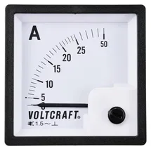VOLTCRAFT AM-72X72/25A AM-72X72/25A Analog-Einbaumessgerät AM-72X72/25A 25A Dreheisen