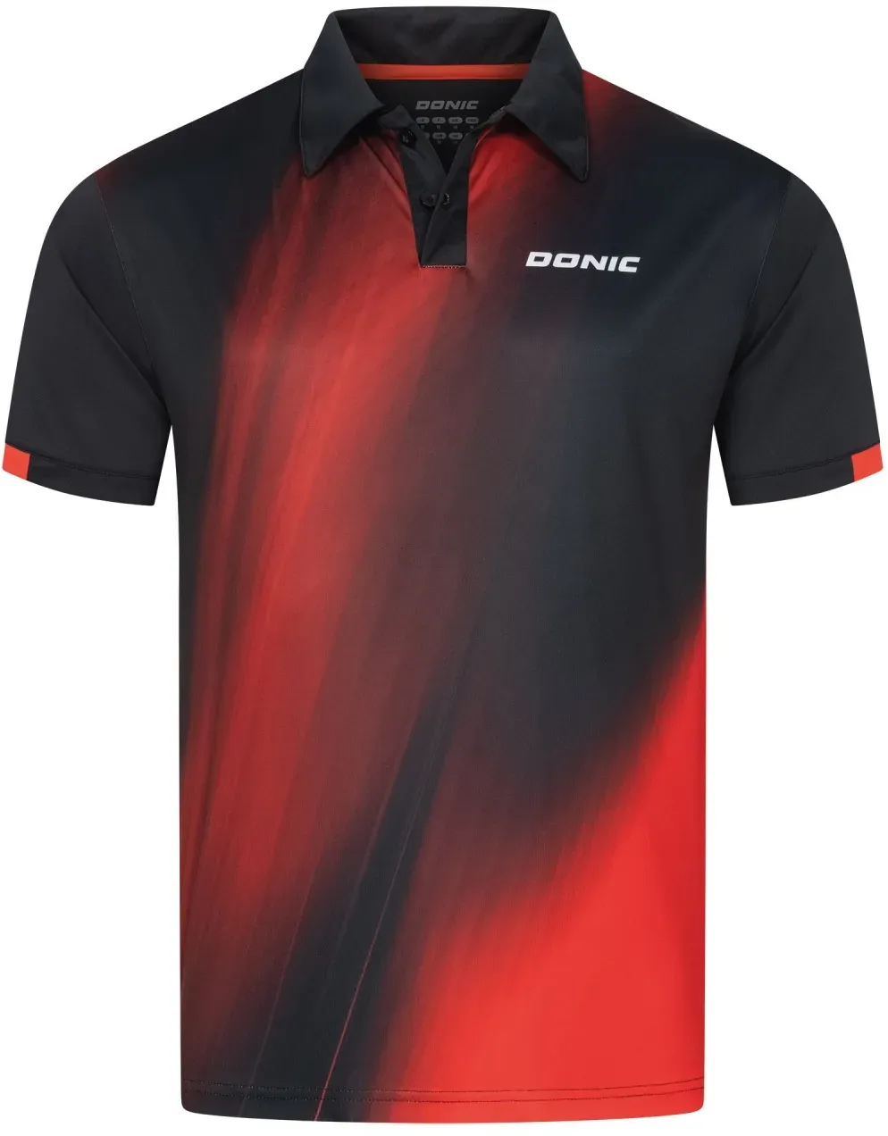 Donic Hemd Fire schwarz/rot S - S