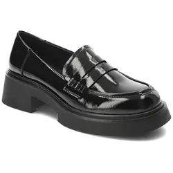 Schwarze Mokassins S.Barski Modische Damenschuhe, 40