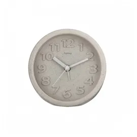 Hama Wecker Fuerteventura beige 20 % Weizenstroh, Ø 11,7 cm