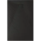 Idralite Duschtasse Anthrazit Stein-effekt Mod. Blend 70x140 cm Rechteckig Anthrazitfarbe FLACH STEIN EFFEKT SMC