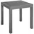 Juskys Laki Gartentisch 70 x 70 x 70 cm Anthrazit