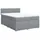 vidaXL Boxspringbett 140 x 200 cm Hellgrau