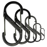 NITE IZE Karabiner S-Biner Gr. 4 Kletterausrüstung Schwarz