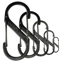 NITE IZE Karabiner S-Biner Gr. 4 Kletterausrüstung Schwarz