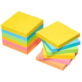 Post-it Post-it® Super Sticky Carnival Haftnotizen extrastark farbsortiert, 8 Blöcke + GRATIS 4 Blöcke