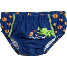 Playshoes Badehose UV-Schutz Windelhose Krokodil blau 62/68 - ca. 0-3 Monate