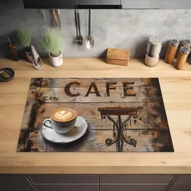 onlywow Herdabdeckplatte, Café | Gr.: 78 x 52 cm,