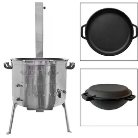 Grillpeter Utschak Set Timur Edelstahl silber