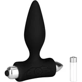 Rocks-Off Petite Sensations Plug, 11 cm, schwarz