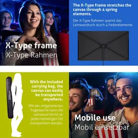 eSmart Expert X-Type Stativ Leinwand MISATI 177 x 100 cm (80") 16:9