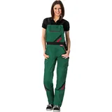 Planam Highline Damen Latzhose grün/schwarz/rot 44
