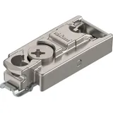 Blum Clip Montageplatte gerade, Zink, Schrauben, Distanz 3 mm