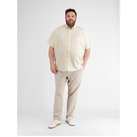 Lerros Kariertes Kurzarmhemd Weiß 6XL