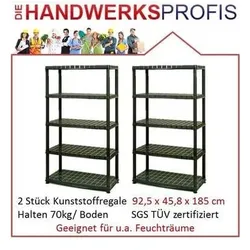 Set: 2 x Kreher Regal Deluxe 18 Zoll mit 5 Böden