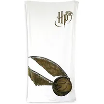 Groovy Golden Snitch Badetuch 75 x 150 cm gold/weiß