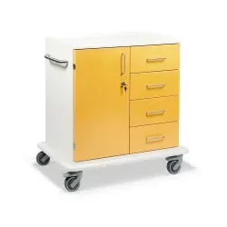 ETERNASOLID MULTICART Multifunktionswagen T22 mit einer Drehtür 92633-GE , Farbe: gelb