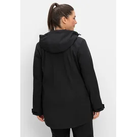 sheego Softshelljacke in schwarz | Gr.: 50