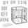 Waldin Babybett Kinderbett mit Matratze,