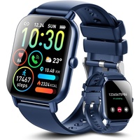 aycy Smartwatch für Herren Damen mit Anruf Smartwatch mit Sportmodi Herzfrequenz- und Schlafmonitor wasserdicht Aktivitätsarmband kompatibel mit iOS Android
