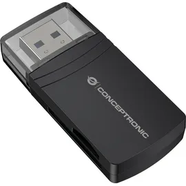 Conceptronic BIAN06B SD TF/MicroSD 4.0 Kartenleser, UHS-II, USB 3.0, 5Gbps