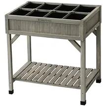 Veg Trug Kräuterhochbeet 78 x 58 x 80 cm grau