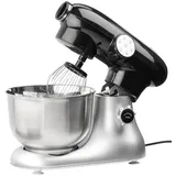 Rosenstein & Söhne Knetmaschine: Küchenmaschine KM-6618 im Retro-Design, 1.200 Watt (Teigmaschine, Rührmaschine, Küchenhelfer)