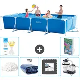 Rechteckiger Frame Pool - 450x220x84 Cm - 7-teilig  S31