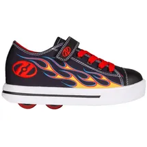 Heelys Rollschuhe X2 Snazzy Black Yellow Red Flame - schwarz - 34
