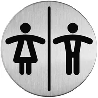 Durable Piktogramm "WC Damen/Herren" rund 8,3 cm