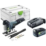 Festool PSC 420 EB-Basic Pendelstichsäge 18 V 120 mm + 1x Akku 5,0 Ah + Lader