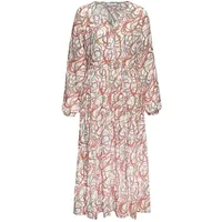 LASCANA Maxikleid Druckkleid Mehrfarbig 34