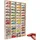 Creative Deco Deco Setzkasten Holz Sammlervitrine für Autos 1:32 | 52 Fächer | Wandregal für Miniaturen 78 x 49,5 x 5,5 cm
