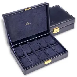 SACHER 2018.301.014023 - Uhrenetui für 10 Uhren acuro navy (Leder)