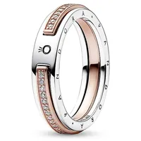 Pandora Damenring Signature bicolor - 56