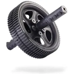 Bauchmuskeltrainer - Bauchroller - Ab Wheel - Bauchtrainer Rolle - schwarz EINHEITSGRÖSSE