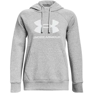 Under Armour Rival Fleece Hoodie Grau/Weiß L