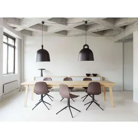 Normann Copenhagen Bell 1-flg. 35 cm glockenförmig Schwarz/Aluminium