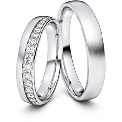 Trauringe Antwerpen 333er Weiflgold - 5583