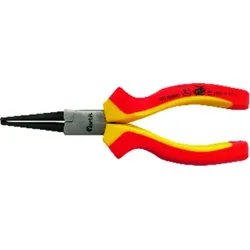 Langbeckzange VDE 160mm runde Backen Mehr-Komponenten-Griffe