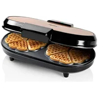 bESTRON Doppel-Waffeleisen "Copper Collection" in Kupfer