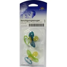 Baby Frank Kirschform Latex 0-6 Monate 2 Stk. Bicolor-grün