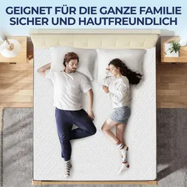 bundviel Matratzentopper 90 x 200 cm 7,5 cm H2/H3