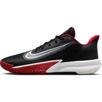 Nike Herren Precision VII Basketballschuh, Schwarz Weiß Universität Rot, 42.5 EU