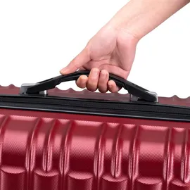 Juskys Rom Koffer-Set 4-tlg. rot