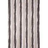 CONACORD Vorhang Flauschi silber-weiß 90 x 200 cm